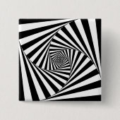 Op Art Spiral Button (Vorderseite)
