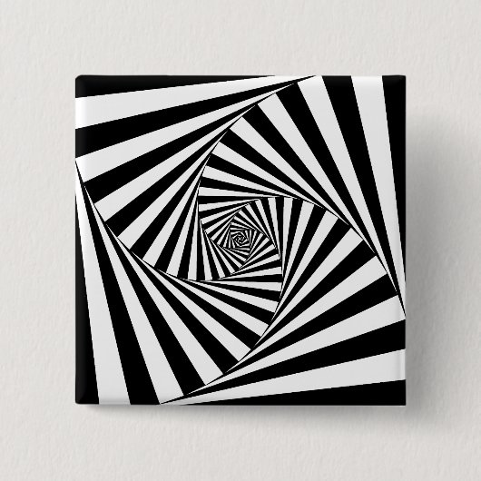 Op Art Spiral Button (Vorderseite)