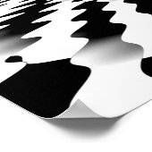 Op Art Sunrise Poster (Ecke)