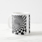 Op Art Tunnel Classic Tasse, 11 oz Kaffeetasse (Vorderseite Links)
