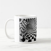 Op Art Tunnel Classic Tasse, 11 oz Kaffeetasse (Links)