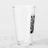 Op Art Tunnel Glas Tumbler (Rechts)