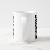 Op Art Tunnel Jumbo-Tasse (Rückseite)