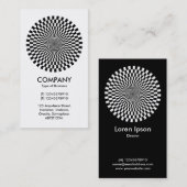 Op Art Visitenkarte (Vorne/Hinten)