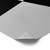 Op art Wave Poster (Ecke)