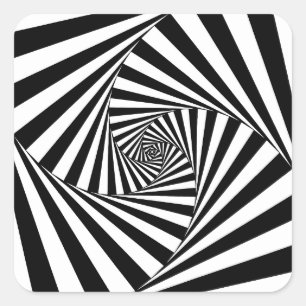 OP - Kunst #4 bei Emporio Moffa Quadratischer Aufkleber