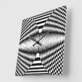 OP - Kunst #5 bei Emporio Moffa Quadratische Wanduhr (Winkel)