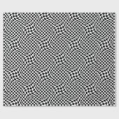 OP-Kunst Punkte mit einer Drehung Geschenkpapier (Flach)