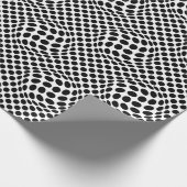 OP-Kunst Punkte mit einer Drehung Geschenkpapier (Ecke)