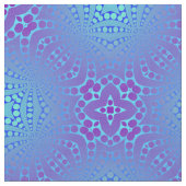 Op Madhi in Blau und Lila Stoff (Nahaufnahme)