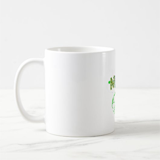 OP-Schwester Stethoskop Kleeblatt St Kaffeetasse (Links)
