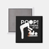 Op There It Is Mom Dad Baby Diaper Changing Funny  Magnet (Vorderseite/Rückseite)