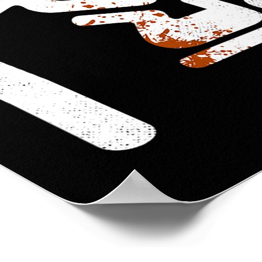 Op There It Is Mom Dad Baby Diaper Changing Funny  Poster (Ecke)