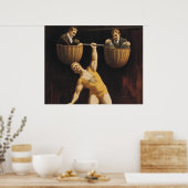 OP WeighHebung der alten Schule Poster (Küche)