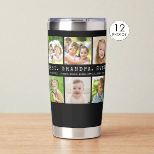 Opa 12 Foto-Collage Personalisierte Benutzerdefini Thermobecher