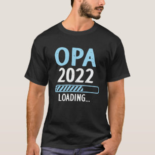Opa 2022 Lustige Schwangerschaftsankündigung T-Shirt