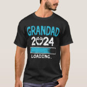 Opa 2024 Wird bald Opa T-Shirt (Vorderseite)