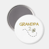 Opa 2 Biene Magnet (Vorderseite/Rückseite)