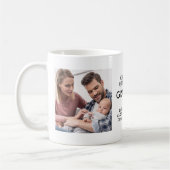 Opa 2 Custom Baby Fotos und Geburtsstunde Kaffeetasse (Links)