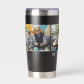 Opa 3 Foto Enkelkinder Thermobecher (Vorderseite)