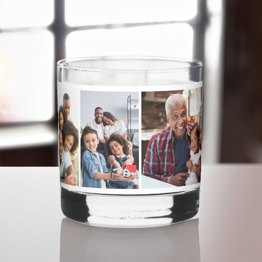 Opa 5 FotoCollage Whiskyglas