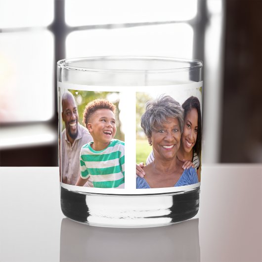 Opa 5 FotoCollage Whiskyglas