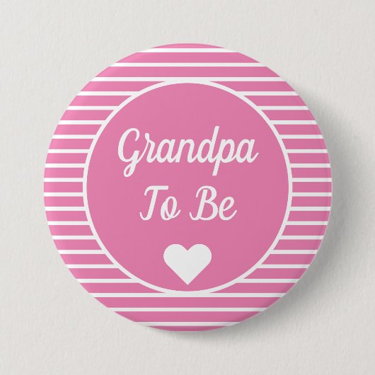 Opa als Baby-Duschknopf Button (Vorderseite)