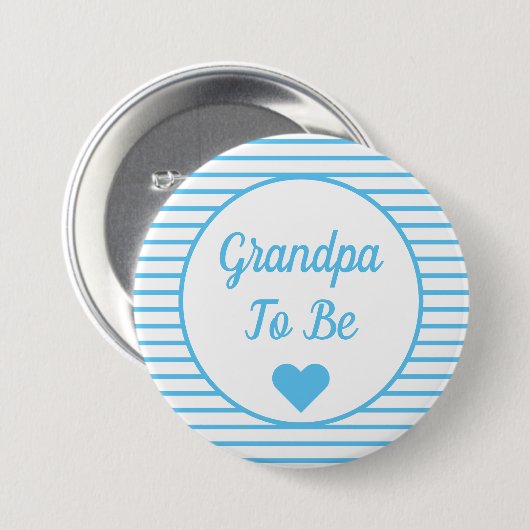 Opa als Baby-Duschknopf Button (Vorne & Hinten)