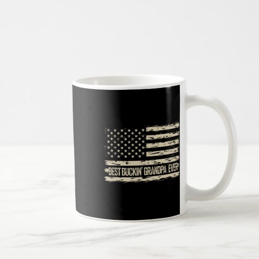 Opa am Besten gegen die Flagge der USA Kaffeetasse (Rechts)