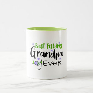Opa am besten je Vatertag Großvater Zweifarbige Tasse