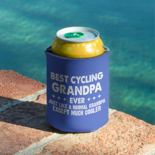 Opa am besten zum Fahrrad je Vatertag Großvater Dosenkühler