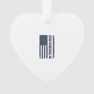 Opa Amerikanische Flagge Distressed Patriotisches Ornament