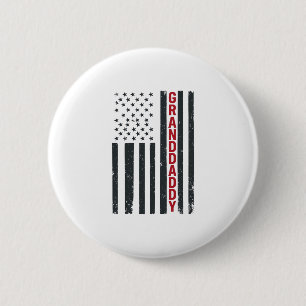 Opa Amerikanische Flagge Vintage Patriotisches Des Button
