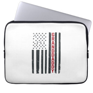 Opa Amerikanische Flagge Vintage Patriotisches Des Laptopschutzhülle