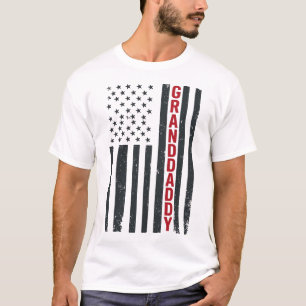 Opa Amerikanische Flagge Vintage Patriotisches Des T-Shirt