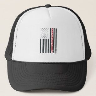 Opa Amerikanische Flagge Vintage Patriotisches Des Truckerkappe