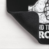 Opa And Grandson A Bond That Cant Be Broken Grandp Mousepad (Ecke)