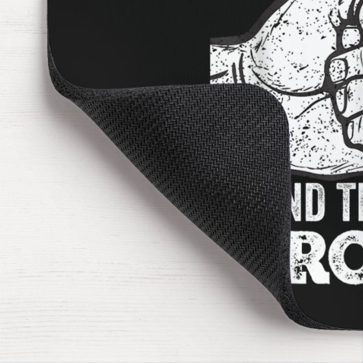 Opa And Grandson A Bond That Cant Be Broken Grandp Mousepad (Ecke)