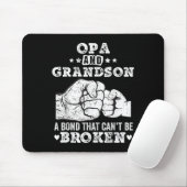 Opa And Grandson A Bond That Cant Be Broken Grandp Mousepad (Mit Mouse)
