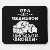 Opa And Grandson A Bond That Cant Be Broken Grandp Mousepad (Vorne)