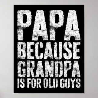 Opa Art for Men Großvater Papa Paradies Vater Poster