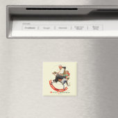 Opa auf Schaukelpferd Magnet (In Situ (Geschirrspüler))