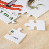 Opa auf Schaukelpferd Puzzle (Seite)