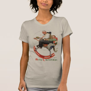 Opa auf Schaukelpferd T-Shirt