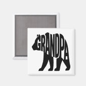 Opa Bär Magnet (Vorderseite/Rückseite)