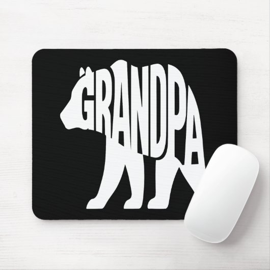Opa Bär Mousepad (Mit Mouse)