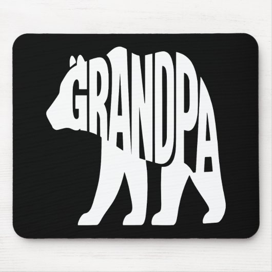 Opa Bär Mousepad (Vorne)