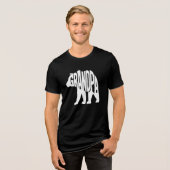 Opa Bär Tri-Blend Shirt (Vorderseite voll)