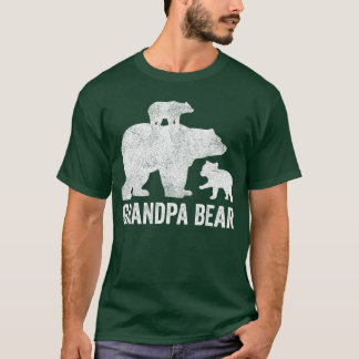 Opa Bär Vatertag s Funnywo Cub Großvater fri T-Shirt