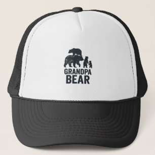 Opa Bär Vintage Gravur Familie Bär Shirt D Truckerkappe